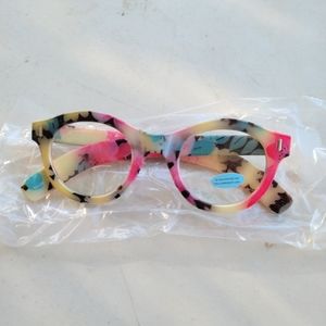 Abstract Floral Glasses